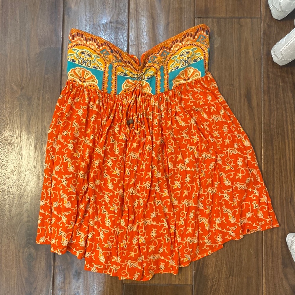 Strapless romper Free People Elowen Romper